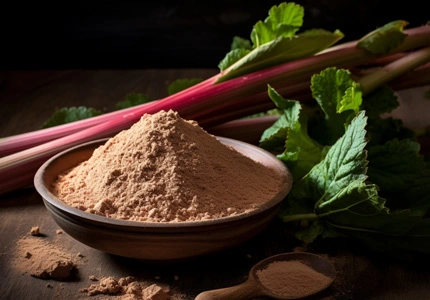 Organic Rhubarb Root Powder